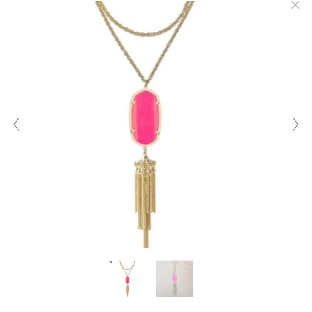 Kendra Scott Rayne Necklace Pink